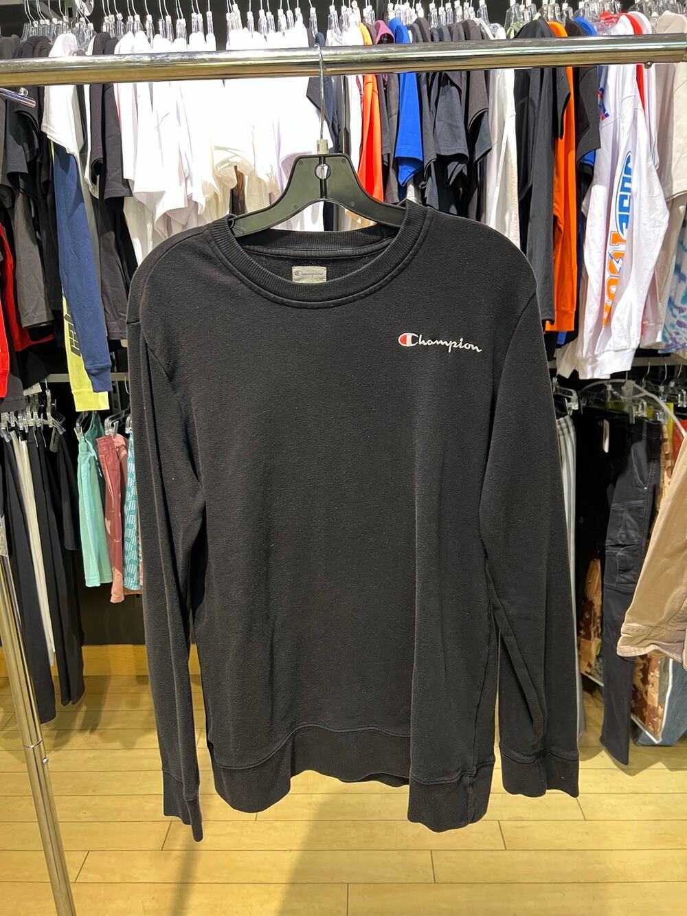 Vintage Champion Crewneck Black Sz M